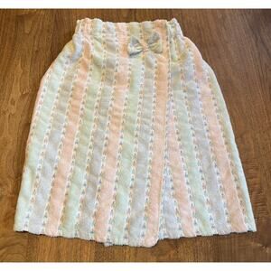 TJ Lawford Pastel Striped Robe‎ One Size Short